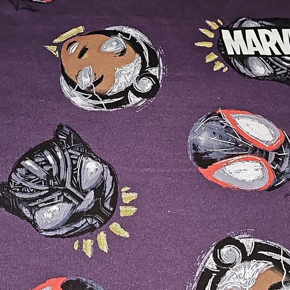 Marvel Disney Black Panther Shuri Spiderman Purple Red White Brown Long Sleeve L - Picture 10 of 11